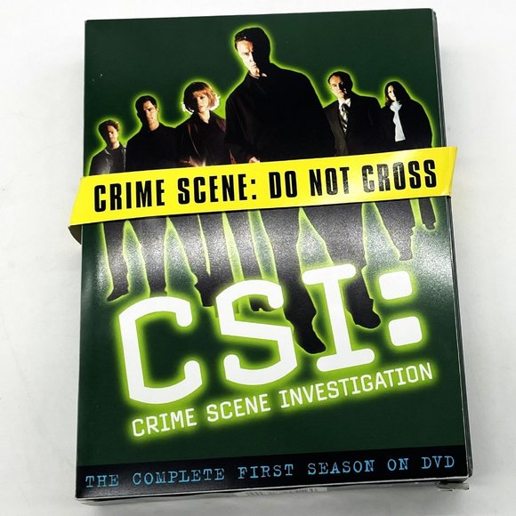 2003 CSI Crime Scene Investigation Series Complete First Season 6 Disc DVD Set - Picture 1 of 7